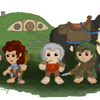 Halfling, Riding Dog png